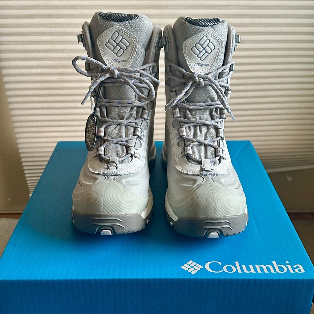 Columbia Women's Gray Waterproof Winter Boots
